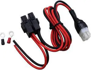 4 pin 12AWG DC cable de alimentación para el cable Yaesu Icom IC-7200 IC-7410 IC-910H IC-9700 Alinco