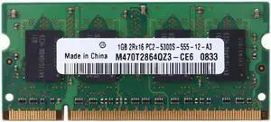 DDR2 1GB Notebook RAM Memory 677Mhz PC2-5300S-555 200Pins 2RX16 SODIMM Laptop Memory for  AMD