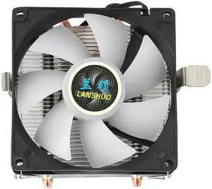 Silent CPU Cooler LGA/2011/115X/775 3 Pin PC Cooling Radiator 2 Copper Tubes LED Cooling Fan Cooling Radiator
