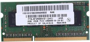DDR3 2GB Laptop Memory Ram 1RX8 PC3-10600S 133hz 204Pin 1.5V High Performance Notebook RAM