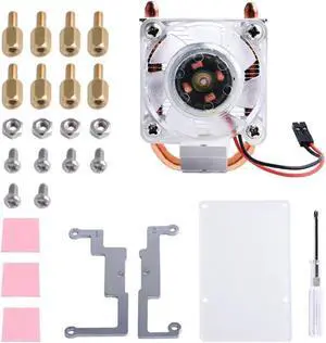 Computer Components Tower Cooler Office Electric Radiator Noiseless Cooling Fan Air CPU RGB Portable Mini For  3B 4B