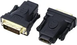 24+1 DVI Male To HDMI-compatible Female Converter To DVI Adapter Support 1080P for HDTV Projector Gold Plated Adapter