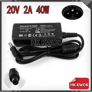 2024 5pcs 20V 2A 5.5*2.5mm AC Adapter Laptop Charger For lenovo IdeaPad S10-2 Series LG X110 X120 X130 MSI U100
