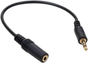 Audio Adapter Cable 2.5mm Female Stereo To 3.5mm Jack 1/8" Male Headset Plug 4 Pole for Iphone Speaker Headphone Cable
