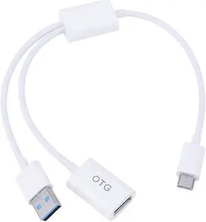 Type-c OTG Adapter Cable Usb2.0 Charging Cable 2-in-1 Adapter Cable Universal Type-C Interface Android Phone with OTG Function