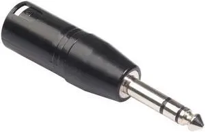 6.35mm Mono Male To XLR 3 Pin Female/Male Audio Plug Converter Adapter Connector for Headphone Microphone Power Amplifier Guitar
