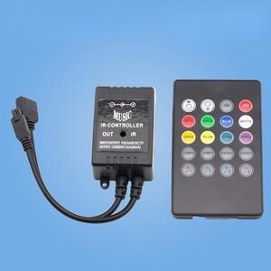 20Key IR Music Sync Remote LED Strip Light Controller Sound Sensor for Lights Module Lamp Switch Wireless Touch 12V RGB Lighting