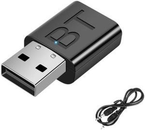 Bluetooth 5.0 Adapter 2in1 Transmitter Receiver Mini Wireless USB Dongle Adapter 3.5mm Music AUX Audio Amplifier Acceptor