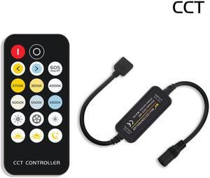 LED RF Controller with 17 Keys Remote Control for Single Color / Double White / RGB / RGBW / RGB+CCT LED Strip Lights