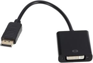 DP To DVI Adapter DisplayPort Display Port To DVI Cable Adapter Converter 1080p Male To Female for Monitor Projector Displays