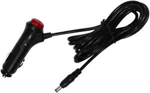 12V 24V DC 2.1x5.5mm Plug Car Cigarette Lighter Charger Power Cable Cord Lead for Car Monitor / Camera 3M