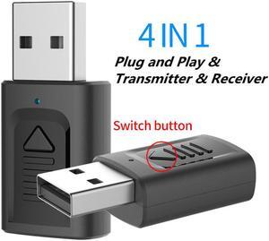 5.0 Audio transmitter and receiver USB audio adapter suitable for PC TV headset home car stereo sound system