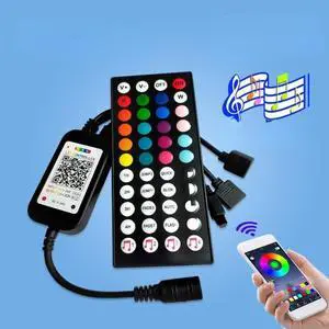 44 Key IR Remote Controller Kit, Wireless Rectifier Control Box, DC 12V 2A LED Power Supply Adapter for 2835 3528 5050 RGB LED