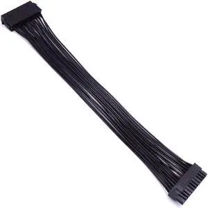 18AWG ATX 24(20+4)Pin Female Motherboard PSU Power Supply Male To Female 24Pin PSU Extension Cable Mainboard Adaptor 32CM