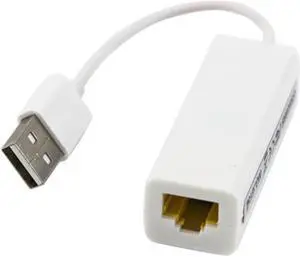 USB To Ethernet Adapter,USB 2.0 To RJ45 Network Card Lan Adapter 10/100Mbps for Tablet / PC / Laptop