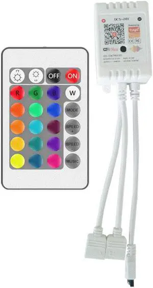 Magic Home DC5V 12V 24V Bluetooth-compatible Wireless WiFi Controller,RGB/RGBW IR RF LED Controller for WS2811 WS2812  Led Strip