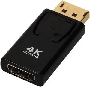 4K DisplayPort To HDMI Adapter Converter Display Port Male DP To HDMI Female HD TV Cable Adapter Video Audio for PC TV Projector