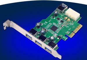 PCI-E to 4 Ports Super Speed USB 3.0 5Gbps Expansion Card Chipset for Eton EJ198