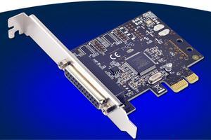 1 Port Parallel PCI-Express Controller Card DB25 Pin LPT Printer MCS9900 Chipset