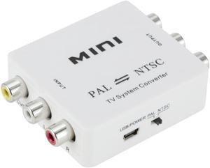 Mini Portable PAL To NTSC or NTSC TO PAL Bi-directional Dual-Way TV Format Video System Converter Composite Connection