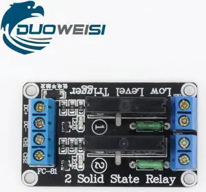 XD-69 2 channel 5v low level solid state relay module With solid state relay fuse 250V2A XD-69 2 channel 5v low level solid state relay module With solid state relay fuse 250V2A