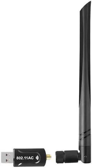 1200Mbps Mini With Antenna USB 3.0 Long Range Dual Band Office Plug And Play Stable Computer Wireless Network Card Wifi Adapter