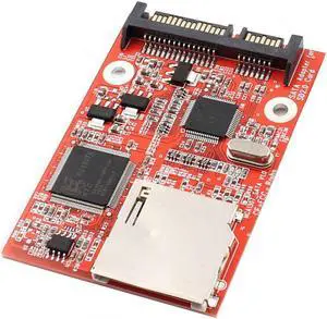 MMC SD SDHC SATA 6.35 centimeter HDD Secure Digital Conversion Adapter
