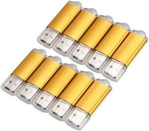 10 Pcs 512MB Memory Stick USB Flash Drive USB Flash Drive USB 2.0 Gold