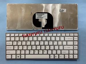 For Sony Vaio VPC-Y VPCY VPC Y 9J.N0U82.M01 148768511 Keyboard US White With Silver Frame Laptop Keyboard