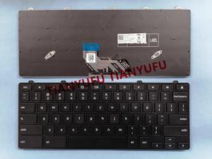 FOR Dell Chromebook 11 3180 3189 PK131X23A00 0HNXPM SN7260 Education 2-in-1 With LOCK Key US Black With Frame Laptop Keyboard