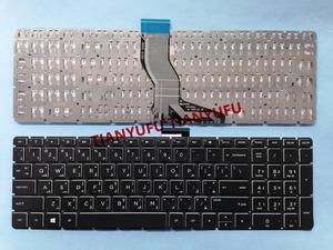 FOR HP 15-AU 15-BC 15-AW 15-AB 15-AK 15-AB000 15-AB100 V150646PS1 Arabic White Edge Black Non Backlit Keyboard Laptop Keybaod