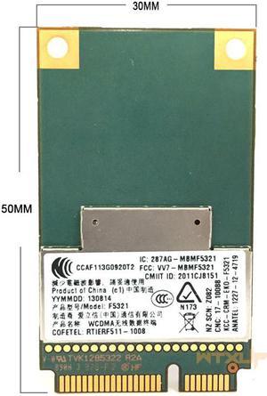 F5321 For ERICSSON 21 Mbps Mini PCIE WCDMA 3G WWAN WLAN WIFI Card WCDMA / HSPA + GSM / GPRS / EDGE for HP 8570W 8570p 9470M