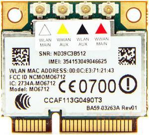 WWAN Wifi Wlan Card for Option GTM671W GTM 671W MO6712 Mini PCI-E 3G Module Wireless HSDPA GPS EDGE WCDMA UMTS GSM 2 in 1 Modems