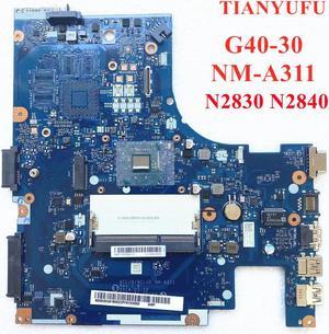 G40-30 NM-A311 Laptop Motherboard For Lenovo G40-30 Mainboard(with N2830 N2840 CPU)PC3L Low Voltage Memory Motherboard 100% work