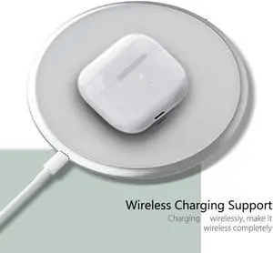 OIAGLH Replacement Wireless Charging Box Plastic Wireless Charging Box For  Pro 2 Bluetooth Earphone Charger Case