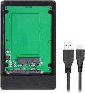 OIAGLH Type-C USB 3.1 USB-C to 1.8 inch Micro SATA 16pin 7+9 SSD to External Hard Disk Enclosure Converter OIAGLH Type-C USB 3.1 USB-C to 1.8 inch Micro SATA 16pin 7+9 SSD to External Hard Disk Enclosure Converter