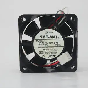 1pcs For 2410ML-05W-B79 DC 24V 0.25A 6800RPM 3 Wires Alarm Inverter Cooling Fan 6025 6CM 60*60*25mm