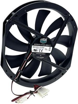 Large Size Air Flow Computer Case Fan,230mm 23cm 12V Mute Low Noise Cooling,230X200X30mm A23030-07CB-3MN-F1 DF2303012SELN