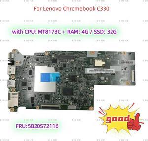 FOR C330 laptop motherboard FRU:5B20S72116 with CPU MT8173C+SSD 32G+RAM 4G