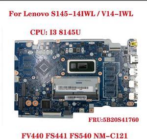 FOR S145-14IWL V14-IWL laptop motherboard FV440 FS441 FS540 NM-C121 with CPU I3 8145U