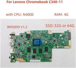 FOR C340-11 notebo motherboard with CPU N4000+SSD:32G or 64G+RAM:4G