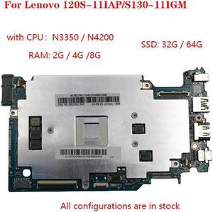 FOR 120S-11IAP/S130-11IGM laptop motherboard with CPU n3350 n4200 RAM: 2G 4G 8G SSD: 32G 64G