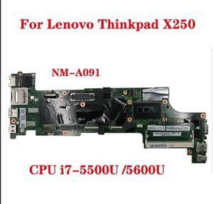 FOR X250 laptop motherboard NM-A091 motherboard with CPU i7-5500U /5600U 00HT376 00HT383 00HT372 00HT387