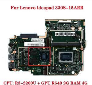 FOR 330S-15ARR laptop motherboard with CPU R3-2200U + GPU R540 2G RAM 4G DDR4