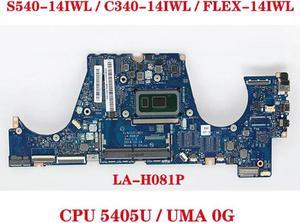 FOR LA-H081P For S540-14IWL C340-14IWL 14IWL Laptop Motherboard With CPU 5405U RAM 0G