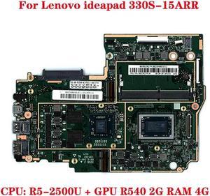 FOR 330S-15ARR laptop motherboard with CPU R5-2500U + GPU R540 2G RAM 4G DDR4