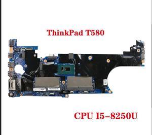 FOR T580 Laptop Motherboard With CPU I5-8250U UMA 01YR241 01YR270