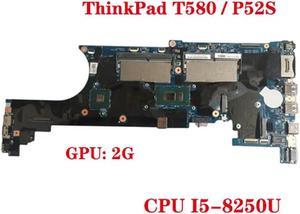 FOR P52S T580 laptop motherboard 17812-1 motherboard 448.0CW07.001 with CPU I5-8250U +GPU 2G DDR4