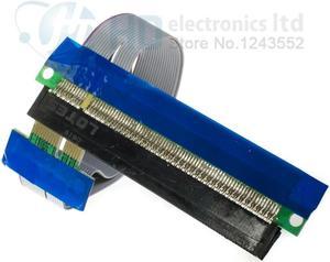 FOR 2014 hot deal PCIe Express x1 to x16 Adapter Cable 19cm 1X To 16X pcie 1x to 16x cable card