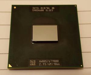 FOR T9800 2.93GHz 6MB 1066MHz SLGES PGA478 CPU